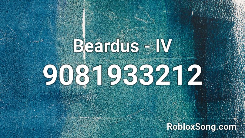 Beardus - IV Roblox ID