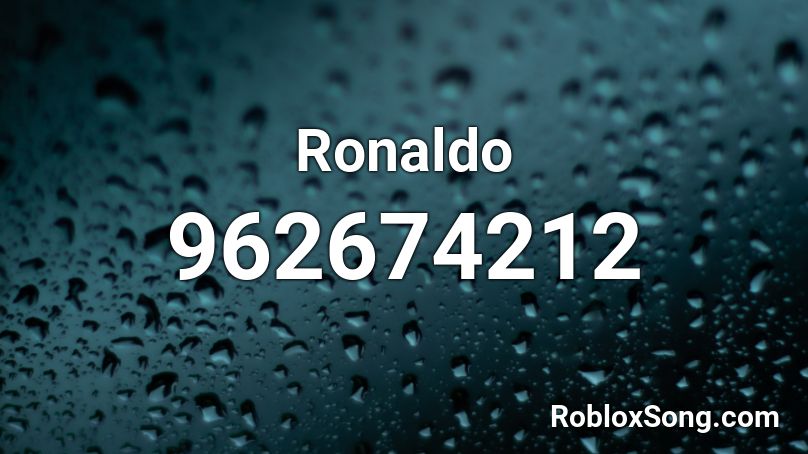 Ronaldo Roblox ID