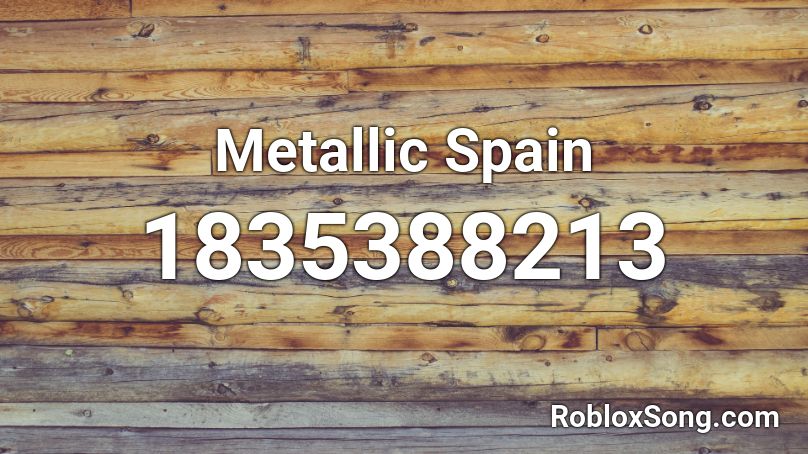 Metallic Spain Roblox ID