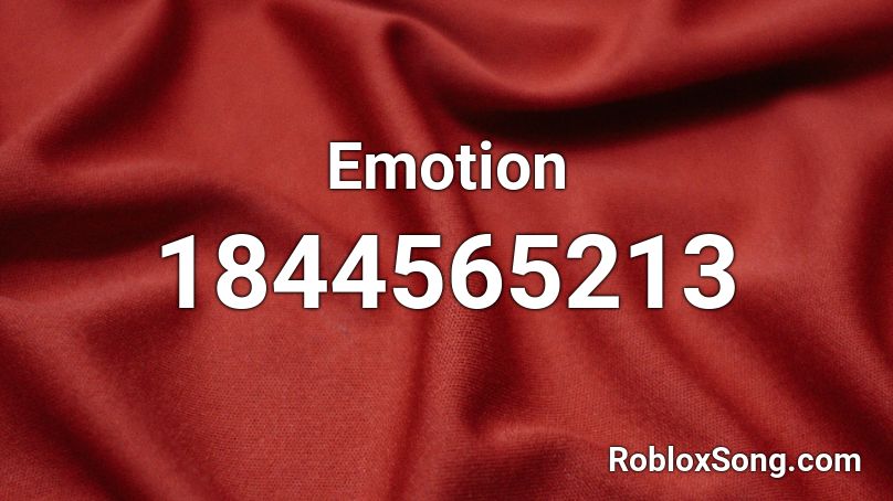 Emotion Roblox ID