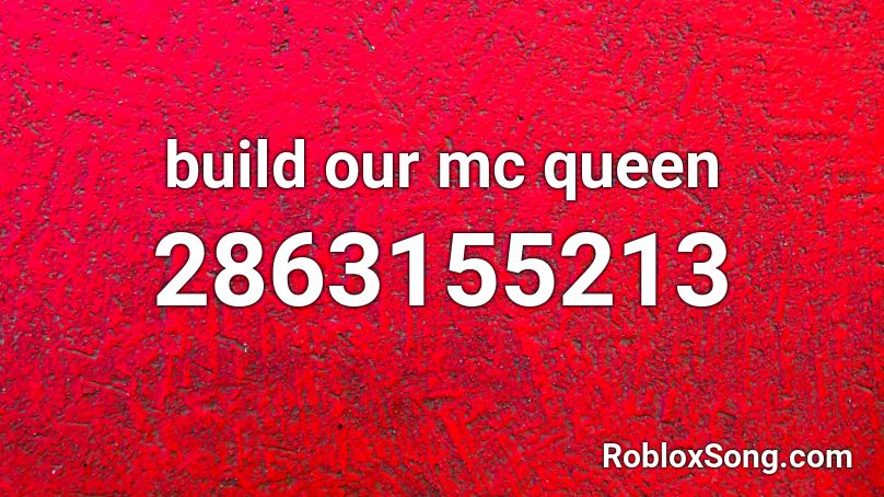 build our mc queen Roblox ID
