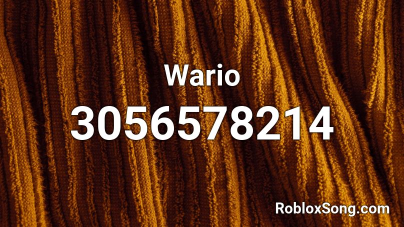 Wario Roblox ID