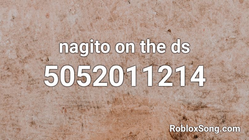 nagito on the ds Roblox ID