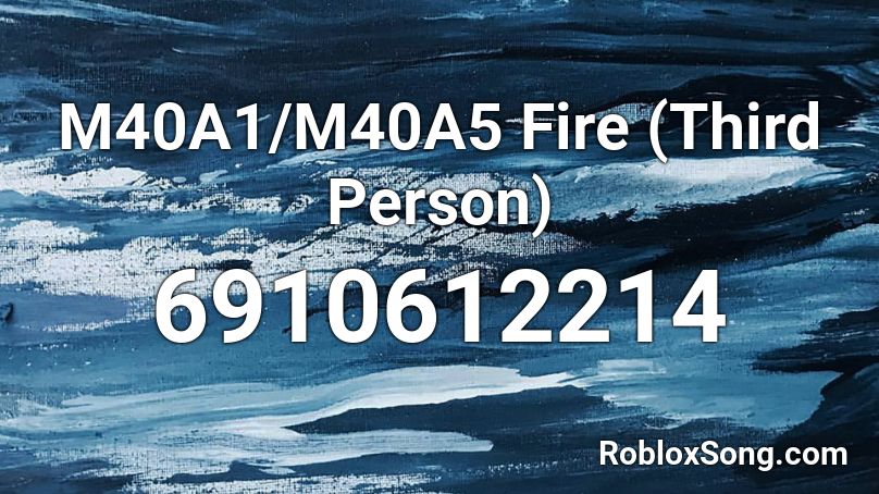 M40A1/M40A5 Fire (Third Person) Roblox ID