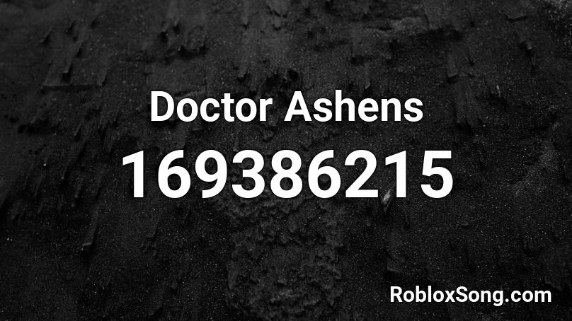 Doctor Ashens Roblox ID