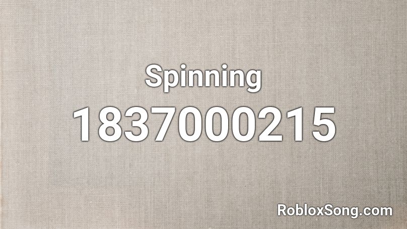 Spinning Roblox ID