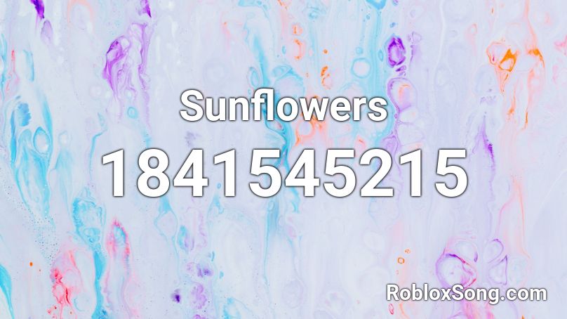 Sunflowers Roblox ID