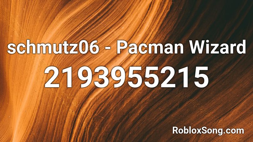 schmutz06 - Pacman Wizard Roblox ID