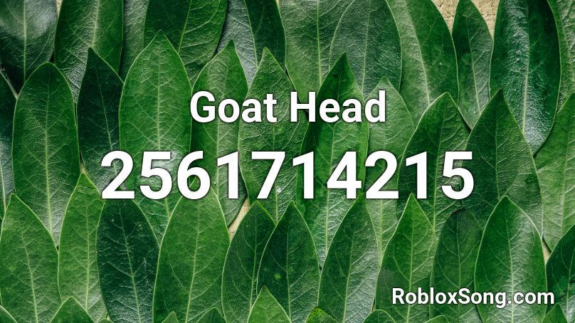 Goat Head Roblox ID