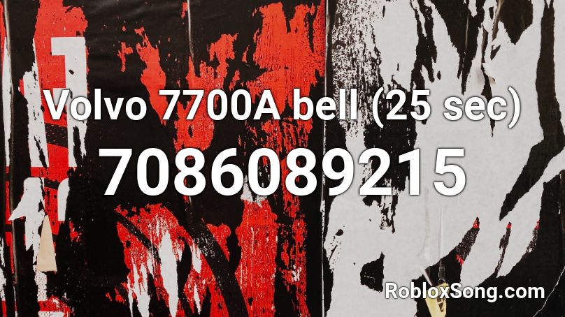 Volvo 7700A bell (25 sec) Roblox ID