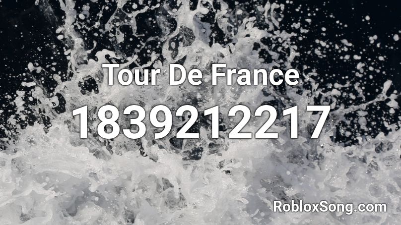 Tour De France Roblox ID