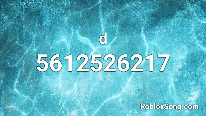 d Roblox ID