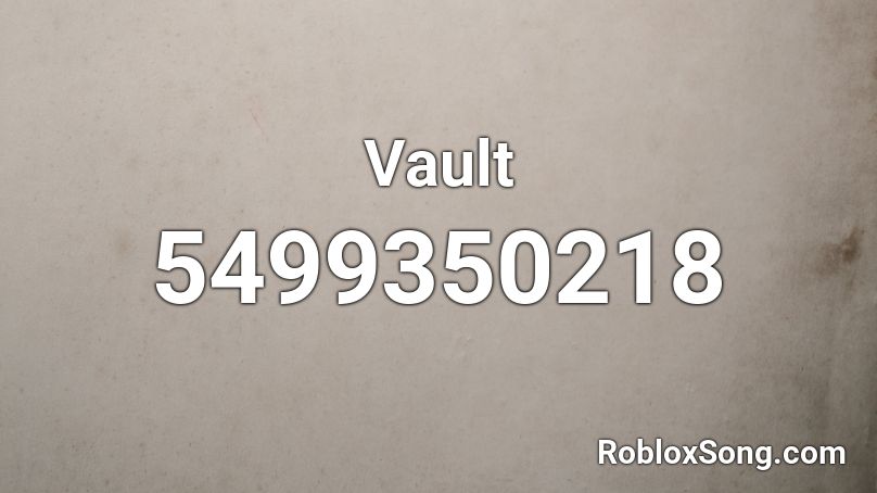 Vault Roblox ID