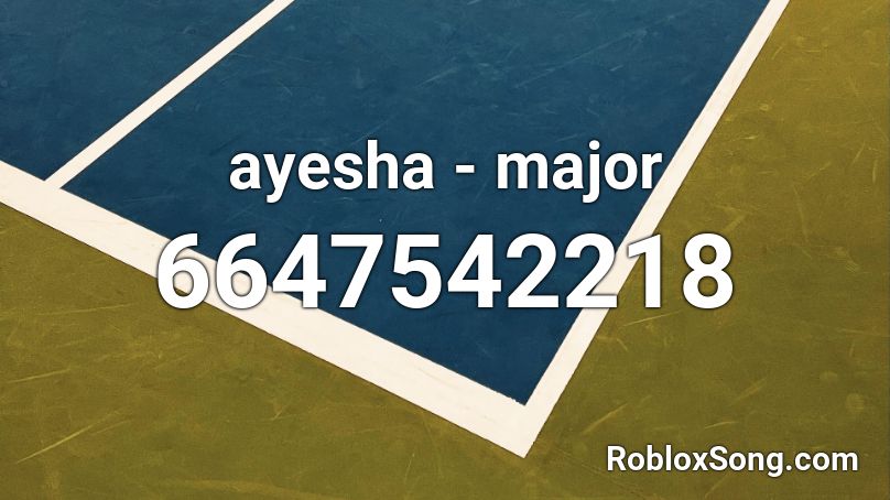 ayesha - major Roblox ID