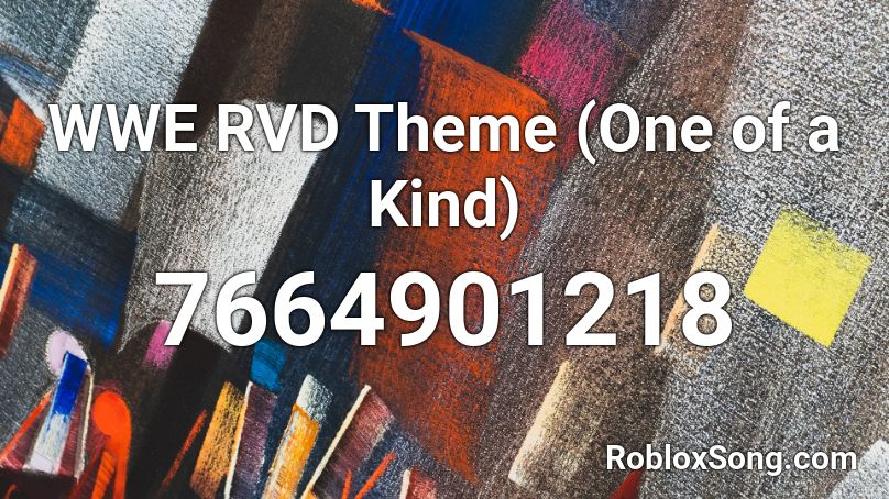 WWE RVD Theme (One of a Kind) Roblox ID