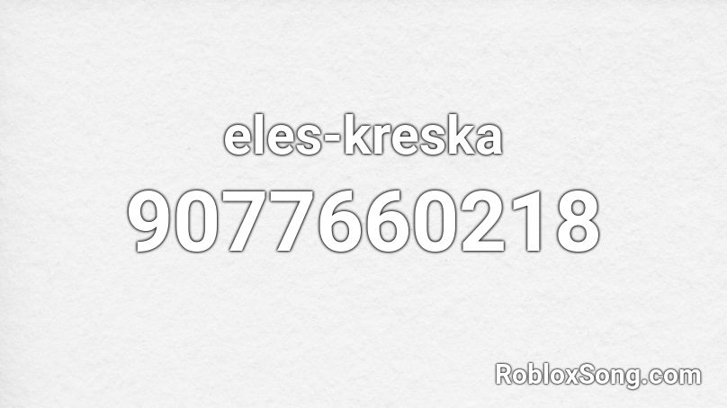 eles-kreska Roblox ID