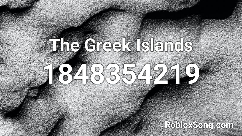 The Greek Islands Roblox ID