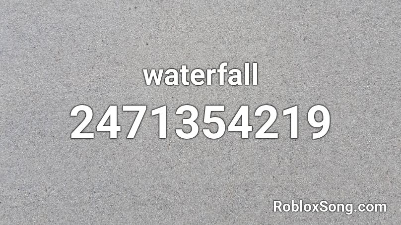 waterfall Roblox ID