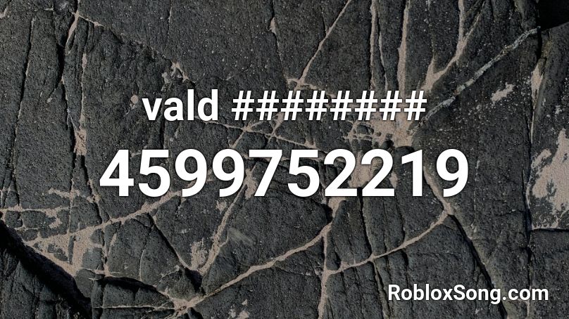 vald ######## Roblox ID