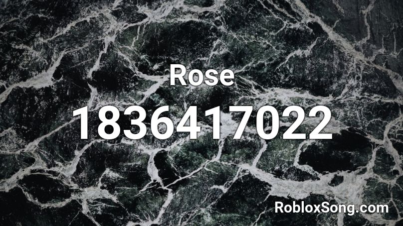 Rose Roblox ID