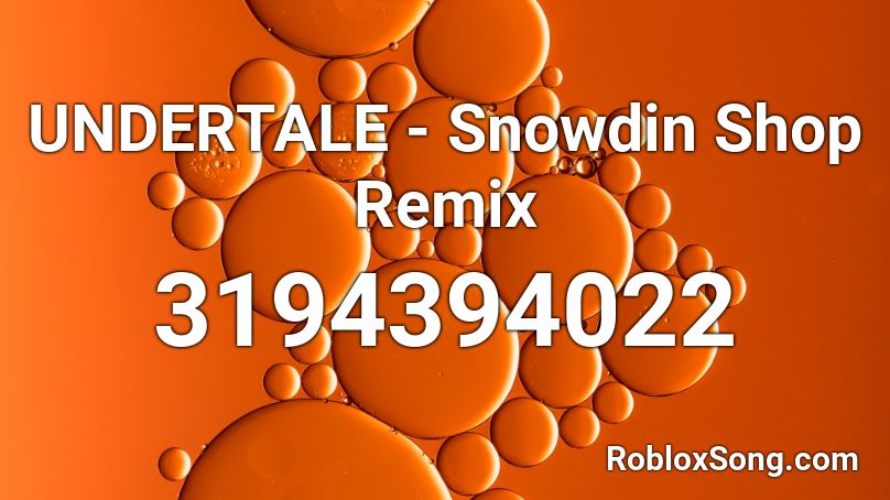 roblox music code undertale remix