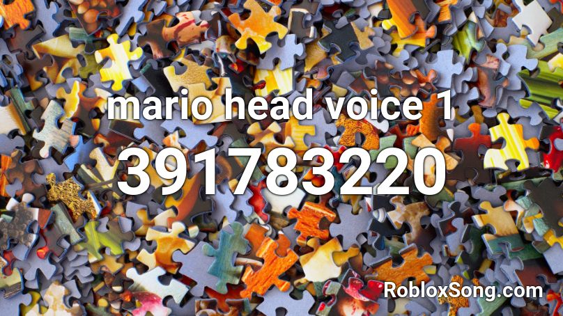 mario head voice 1 Roblox ID