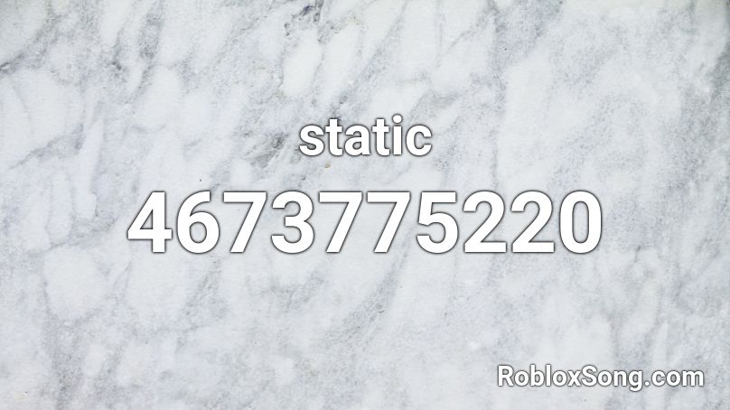 static Roblox ID