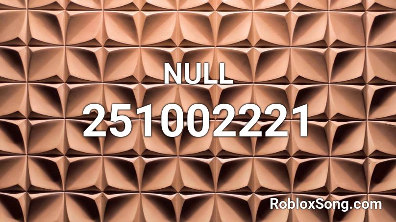NULL Roblox ID