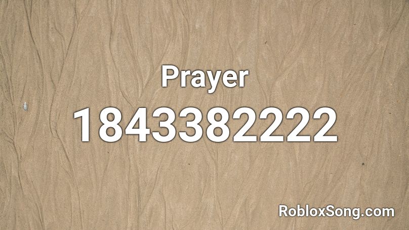 Prayer Roblox ID