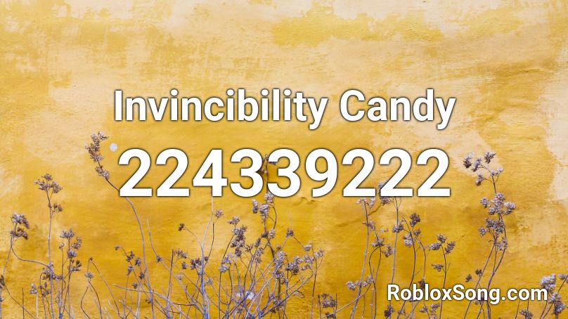 Invincibility Candy Roblox ID