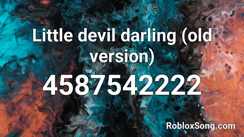 Little devil darling (old version) Roblox ID