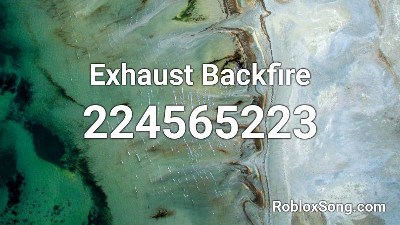 Exhaust Backfire Roblox ID