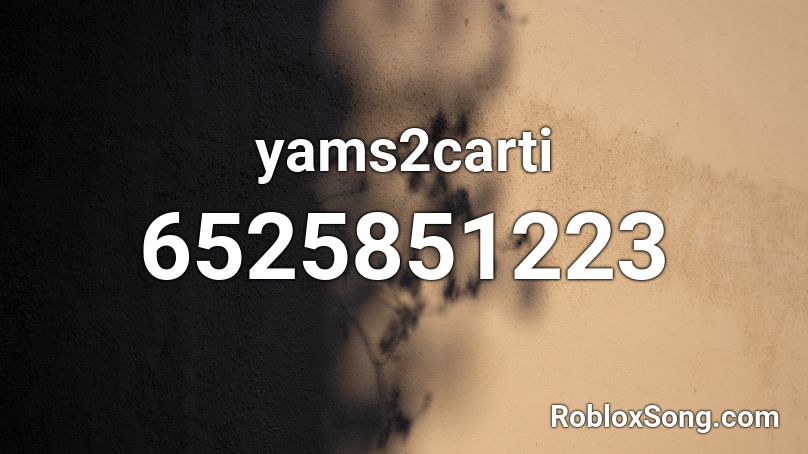 yams2carti Roblox ID