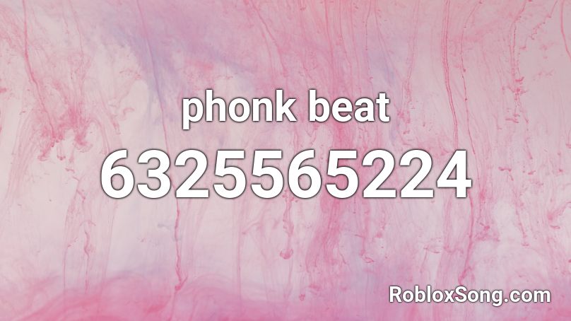 phonk beat Roblox ID