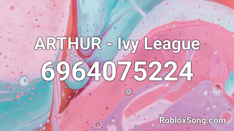 ARTHUR - Ivy League Roblox ID