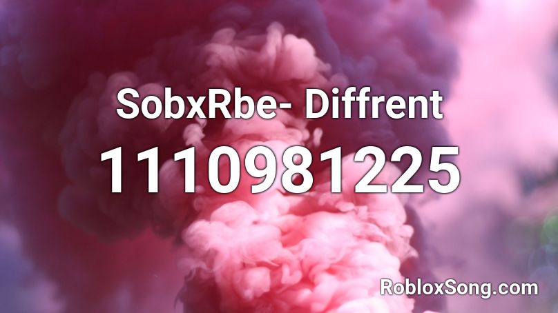 SobxRbe- Diffrent Roblox ID