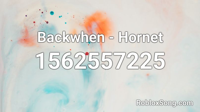 Backwhen - Hornet Roblox ID