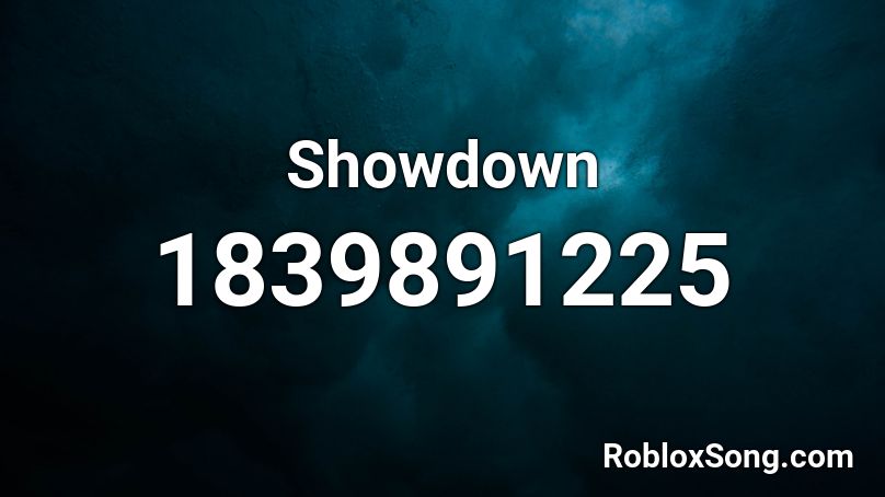 Showdown Roblox ID