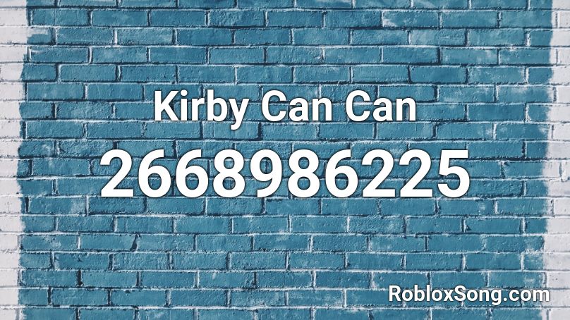 Kirby Can Can Roblox ID
