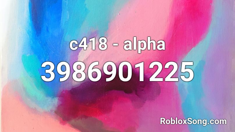 c418 - alpha Roblox ID