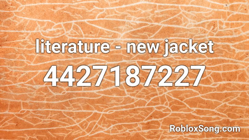 literature - new jacket Roblox ID