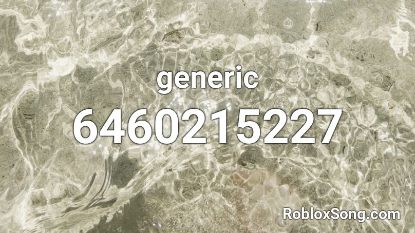 generic Roblox ID