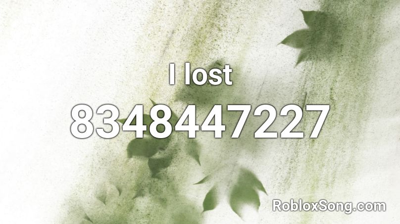 I lost Roblox ID
