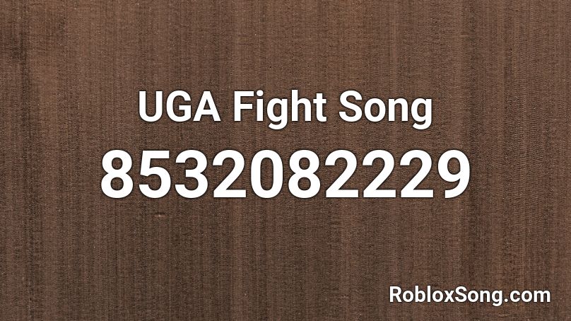 UGA Fight Song Roblox ID