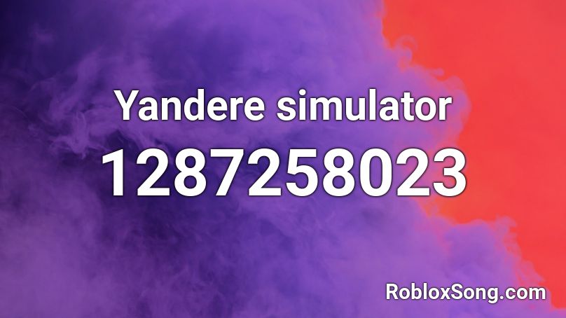 Yandere simulator Roblox ID