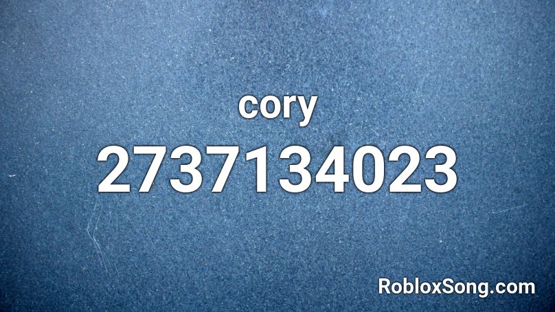 cory Roblox ID