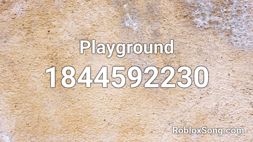 Playground Roblox ID