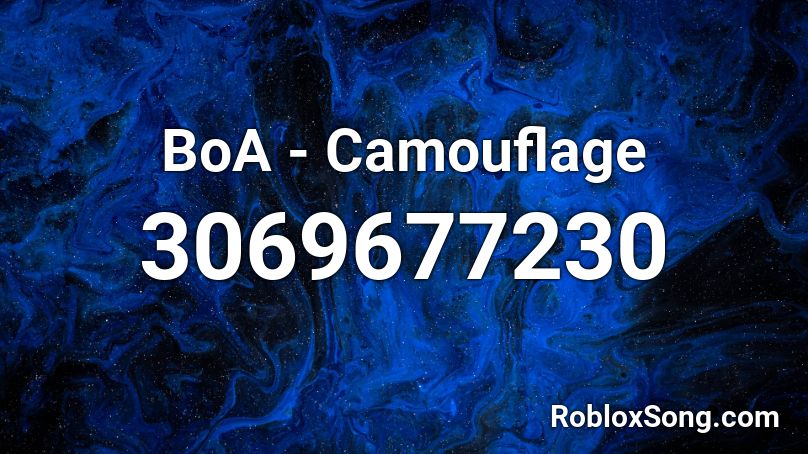 BoA - Camouflage Roblox ID