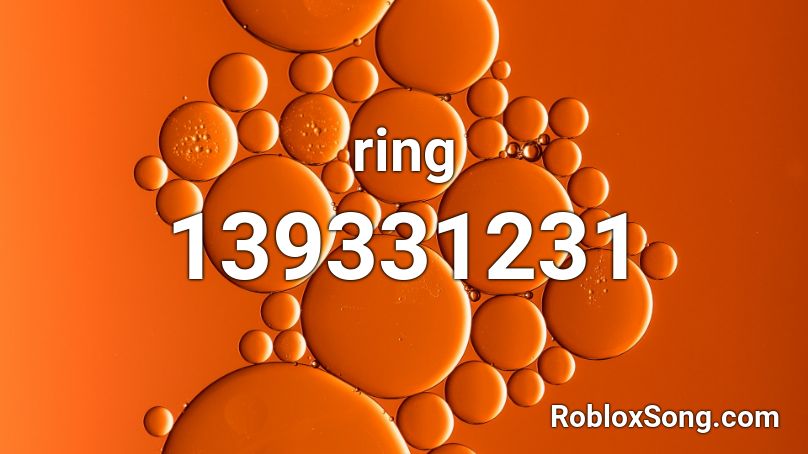 ring Roblox ID