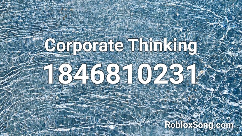 Corporate Thinking Roblox ID